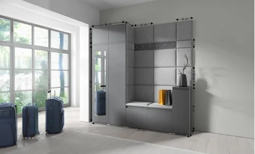 Cuier Hol Max 26, Grafit/ Gri - Trinity 14