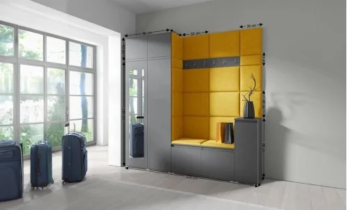 Cuier Hol Max 26, Grafit/ Portocaliu - Trinity 26