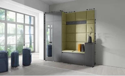 Cuier Hol Max 26, Grafit/ Verde - Trinity 27