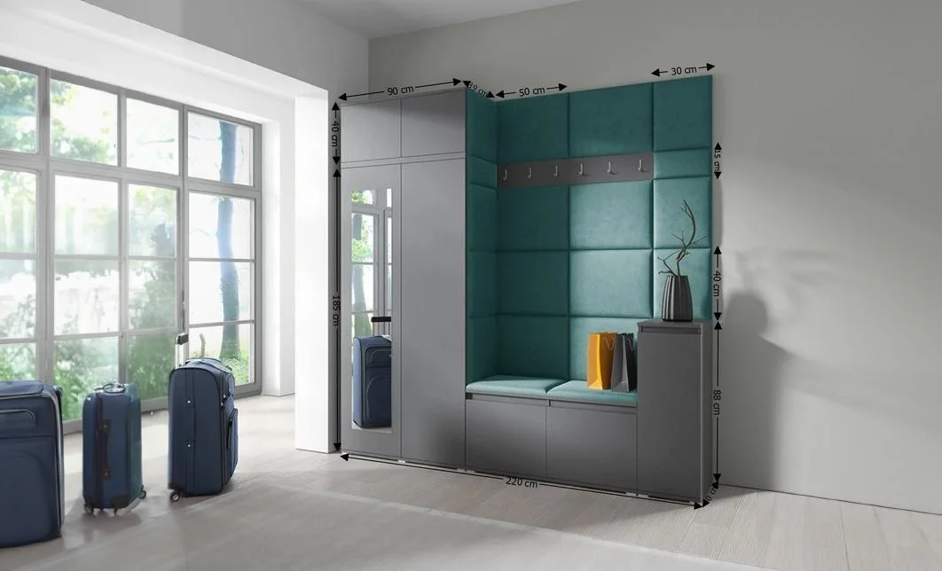 Cuier Hol Max 26, Grafit/ Verde - Trinity 28 1