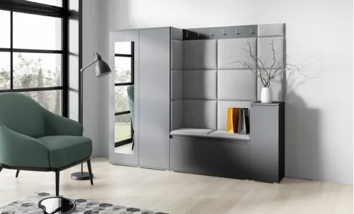 Cuier Hol Max 27, Grafit/ Gri - Trinity 14