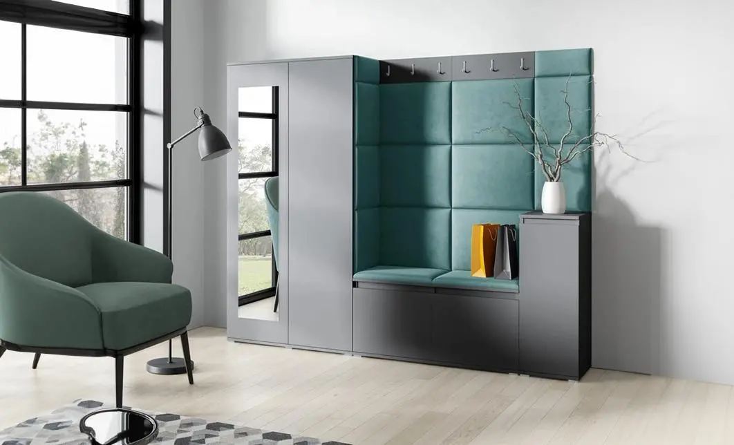 Cuier Hol Max 27, Grafit/ Verde - Trinity 28