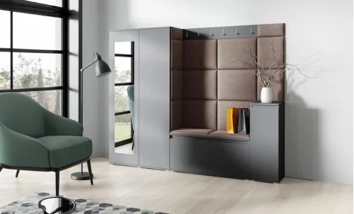 Cuier Hol Max 27, Grafit/ Maro - Trinity 8