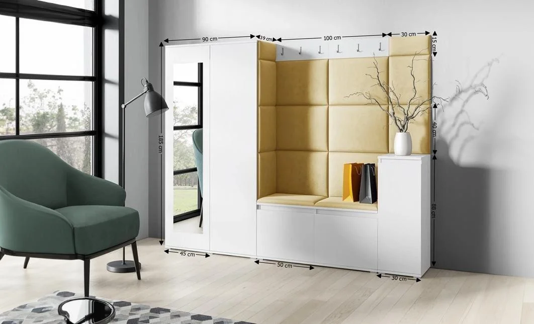 Cuier Hol Max 27, Alb/ Galben - Trinity 18 1