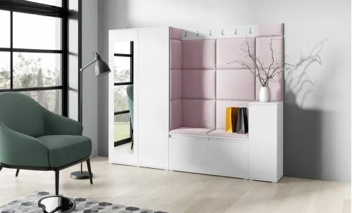 Cuier Hol Max 27, Alb/ Roz - Trinity 19