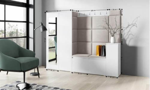 Cuier Hol Max 27, Alb/ Bej - Trinity 2