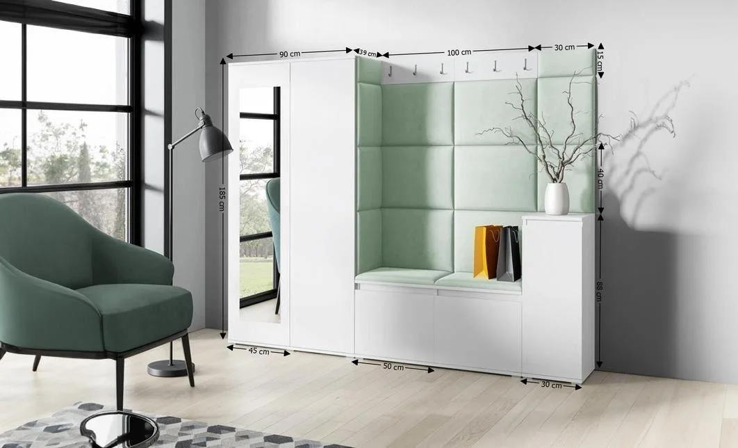 Cuier Hol Max 27, Alb/ Verde - Trinity 21 1