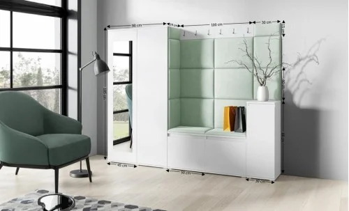 Cuier Hol Max 27, Alb/ Verde - Trinity 21