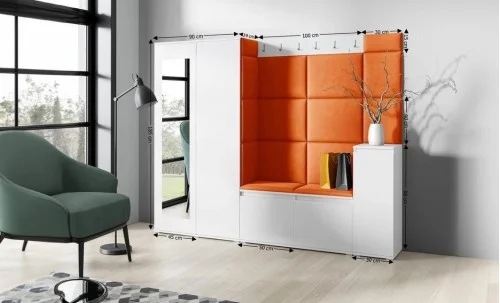 Cuier Hol Max 27, Alb/ Portocaliu - Trinity 25