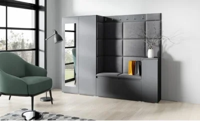 Cuier Hol Max 27, Grafit/ Negru - Trinity 16