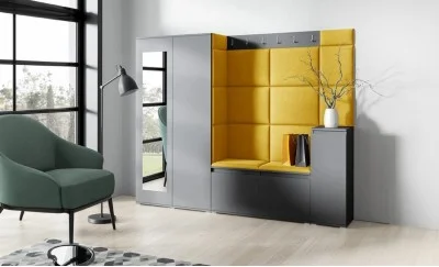 Cuier Hol Max 27, Grafit/ Portocaliu - Trinity 26