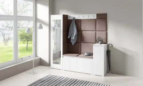 Cuier Hol Max 28, Alb/ Maro - Trinity 8