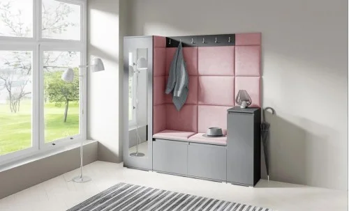 Cuier Hol Max 28, Grafit/ Roz - Trinity 23