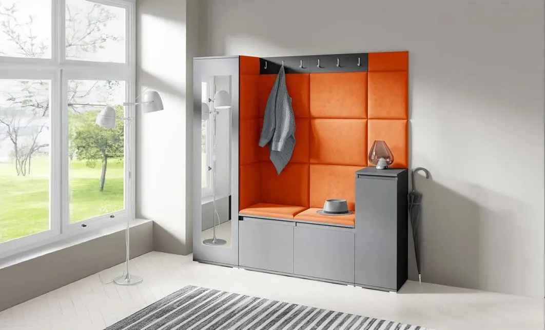 Cuier Hol Max 28, Grafit/ Portocaliu - Trinity 25