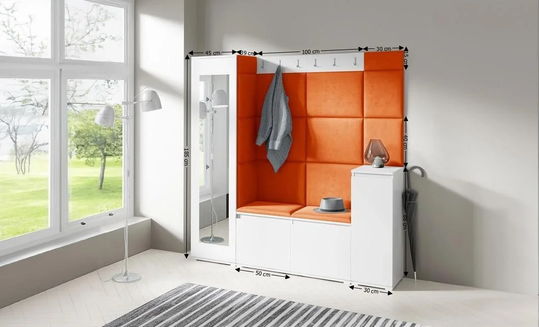 Cuier Hol Max 28, Alb/ Portocaliu - Trinity 25 1