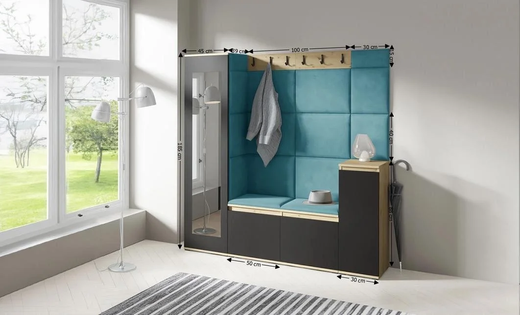 Cuier Hol Max 28, Artisan/ Albastru - Trinity 13 1