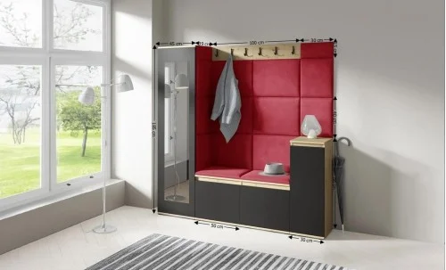 Cuier Hol Max 28, Artisan/ Rosu - Trinity 24