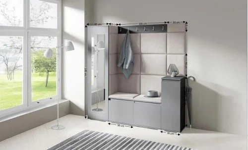 Cuier Hol Max 28, Grafit/ Bej - Trinity 2