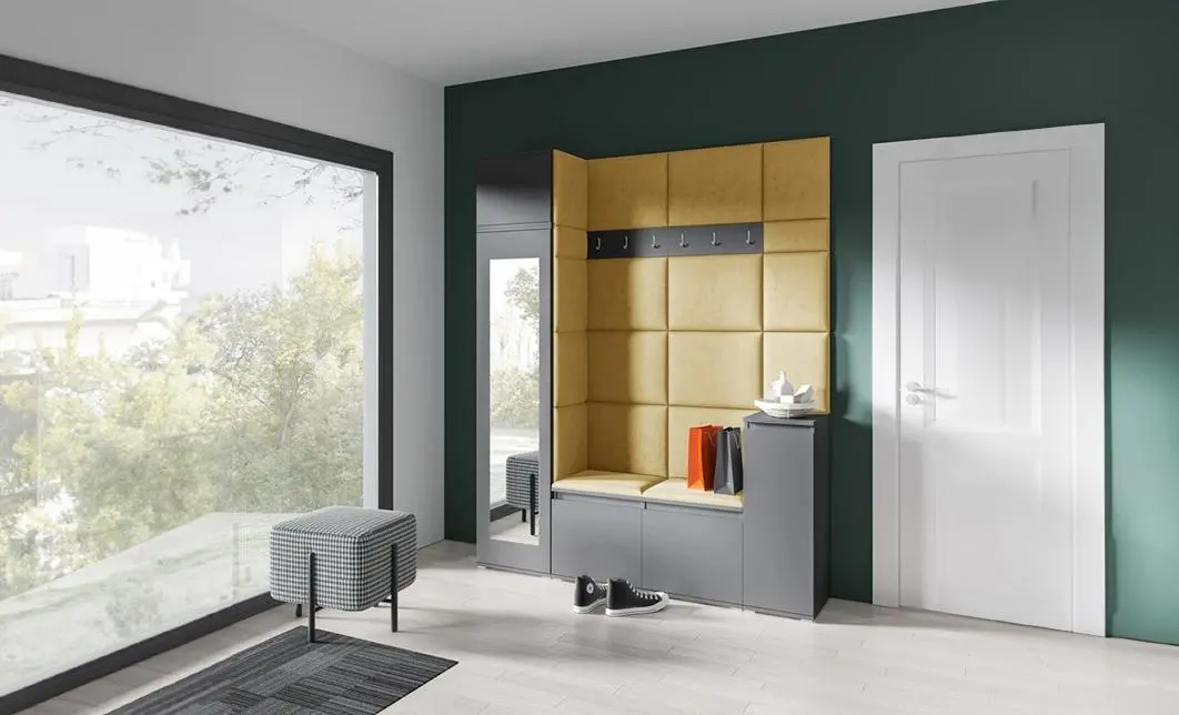 Cuier Hol Max 29, Grafit/Galben - Trinity 18