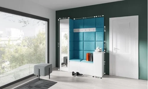 Cuier Hol Max 29, Alb/Albastru - Trinity 13