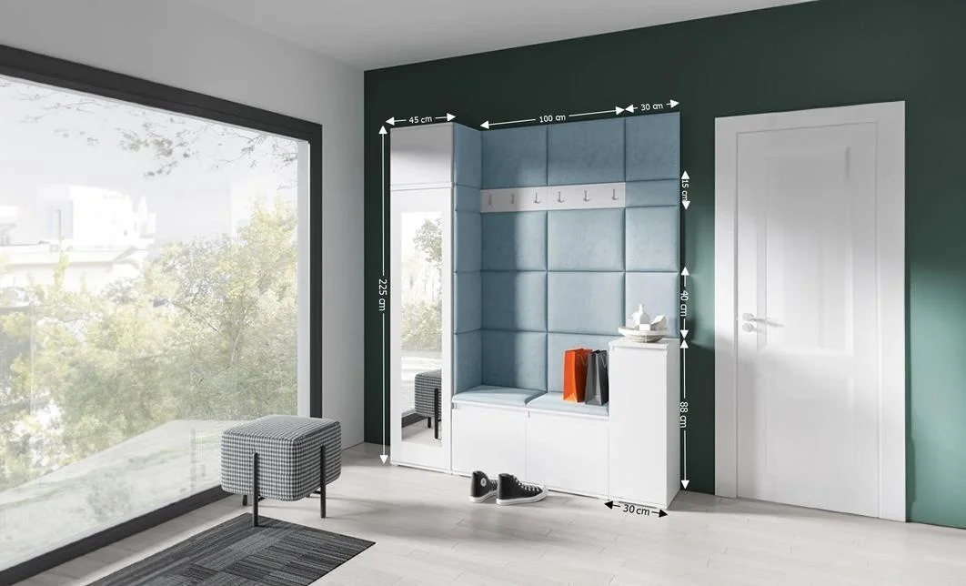 Cuier Hol Max 29, Alb/Albastru - Trinity 22 1