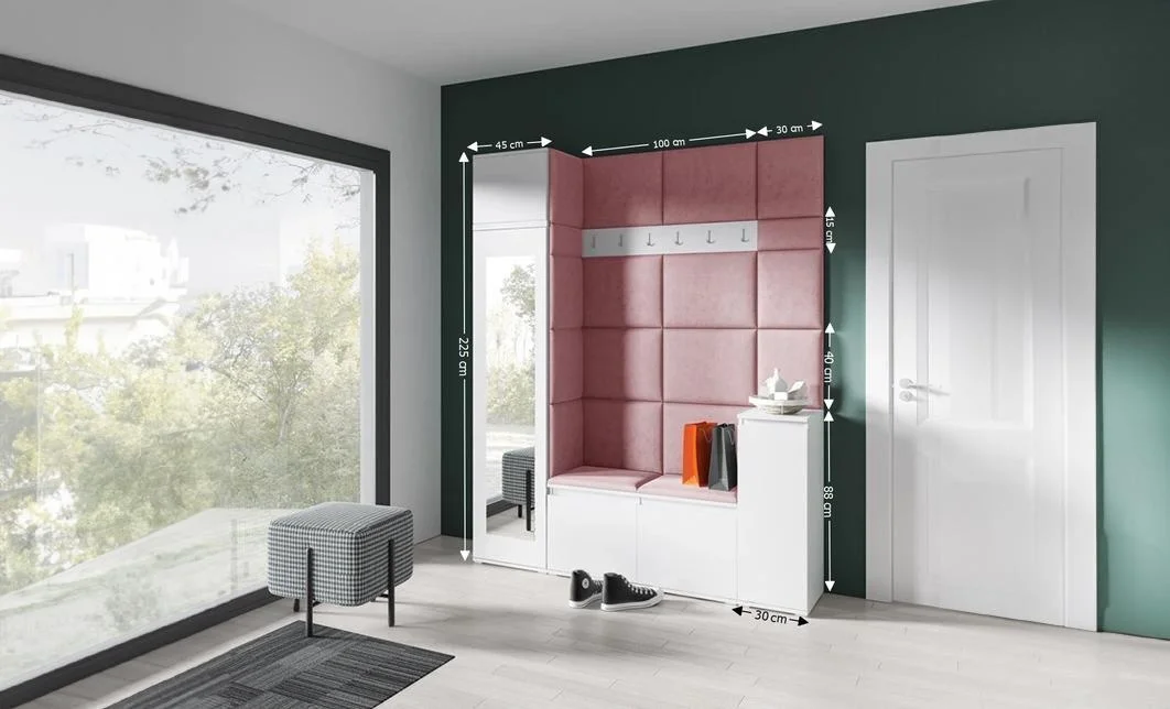 Cuier Hol Max 29, Alb/Roz - Trinity 23 1