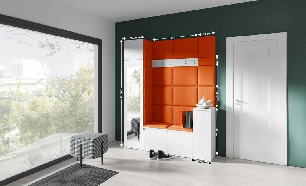 Cuier Hol Max 29, Alb/Portocaliu - Trinity 25 1