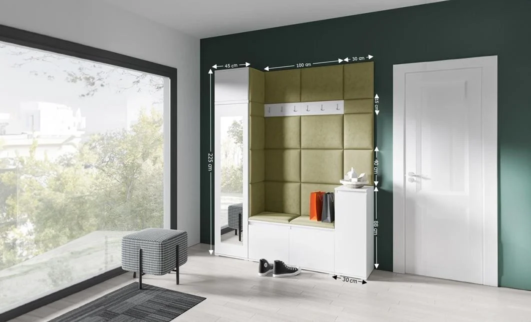 Cuier Hol Max 29, Alb/Verde - Trinity 27 1