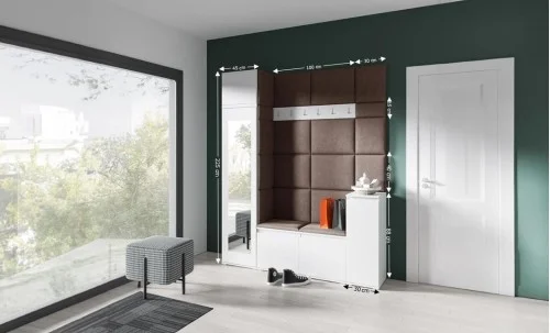 Cuier Hol Max 29, Alb/Maro - Trinity 8