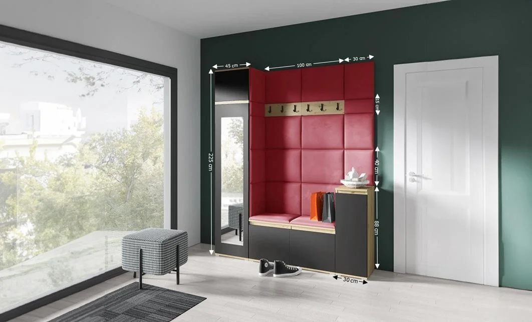 Cuier Hol Max 29, Artisan/Rosu - Trinity 9 1