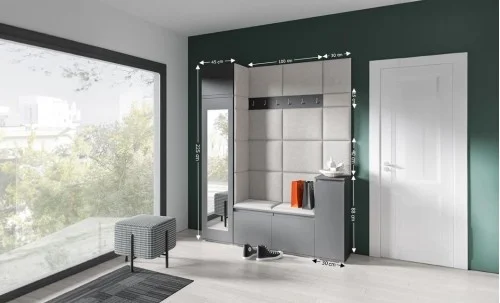 Cuier Hol Max 29, Grafit/Crem - Trinity 1