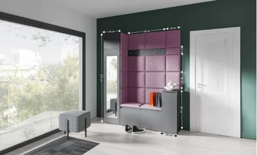 Cuier Hol Max 29, Grafit/Mov - Trinity 11