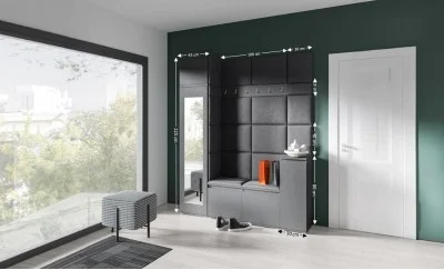 Cuier Hol Max 29, Grafit/Negru - Trinity 16