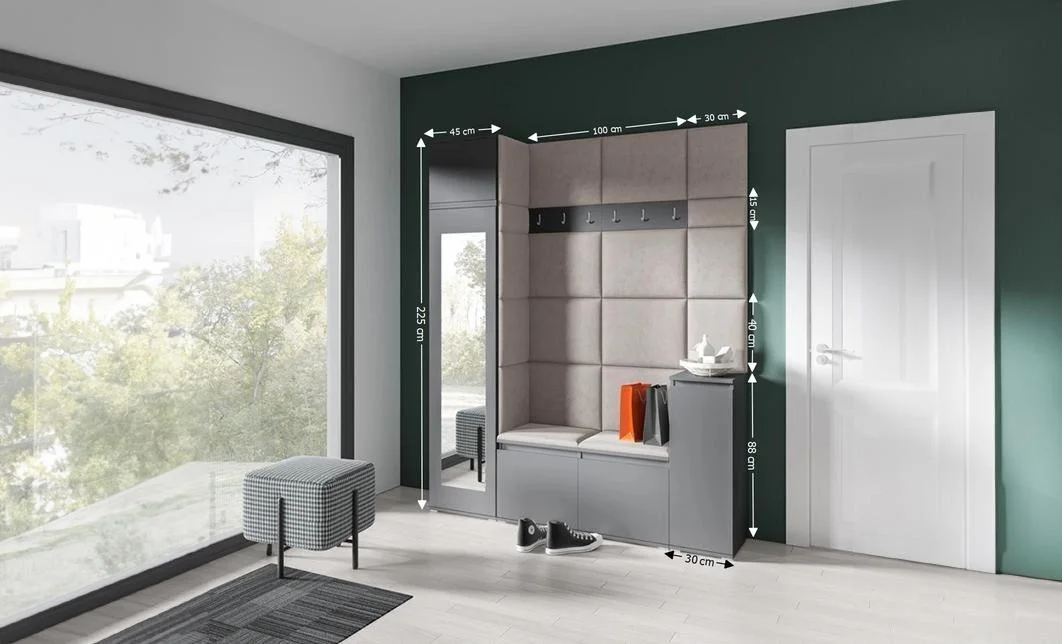 Cuier Hol Max 29, Grafit/Bej - Trinity 2 1