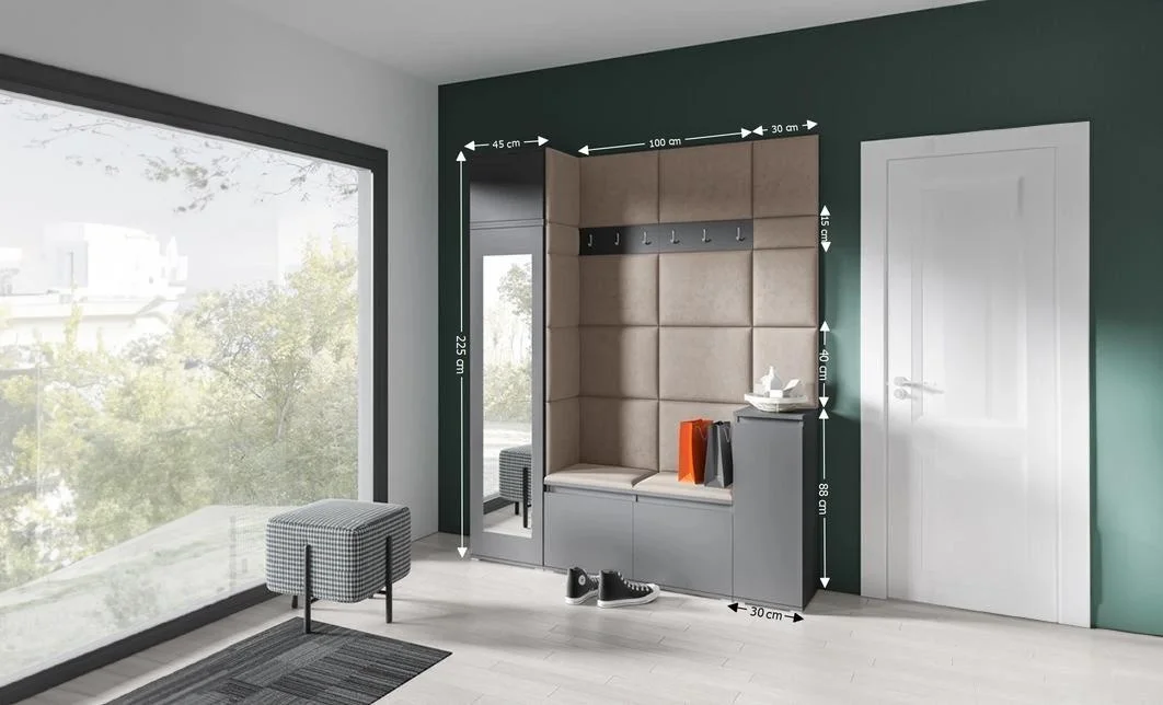 Cuier Hol Max 29, Grafit/Maro - Trinity 5 1