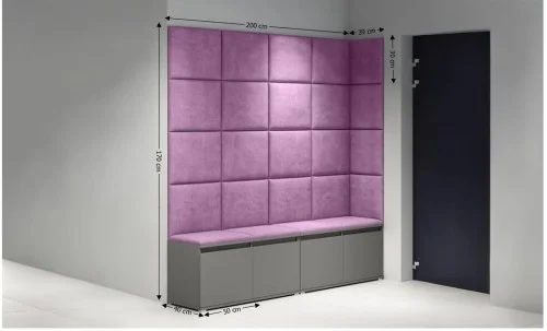 Cuier Hol Max 3, Grafit/ Mov - Trinity 11