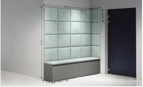 Cuier Hol Max 3, Grafit/ Verde - Trinity 21