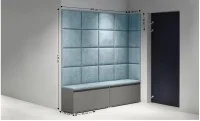 Cuier Hol Max 3, Grafit/ Albastru - Trinity 22 1