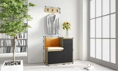 Cuier Hol Max 30, Artisan/ Portocaliu - Trinity 26