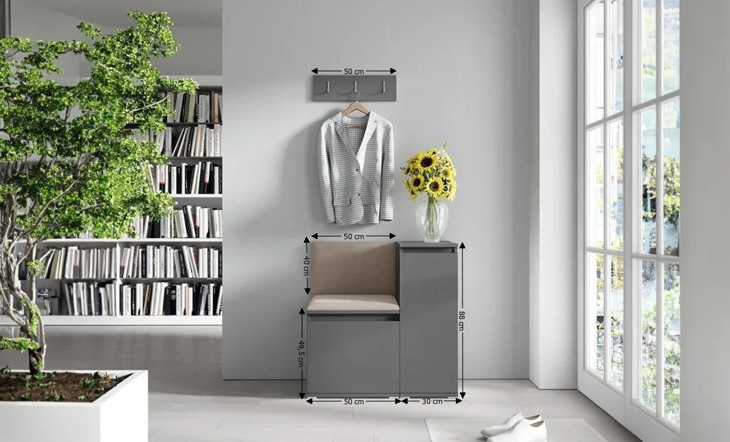 Cuier Hol Max 30, Grafit/ Maro - Trinity 5 1