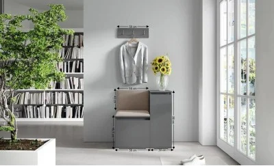 Cuier Hol Max 30, Grafit/ Maro - Trinity 5