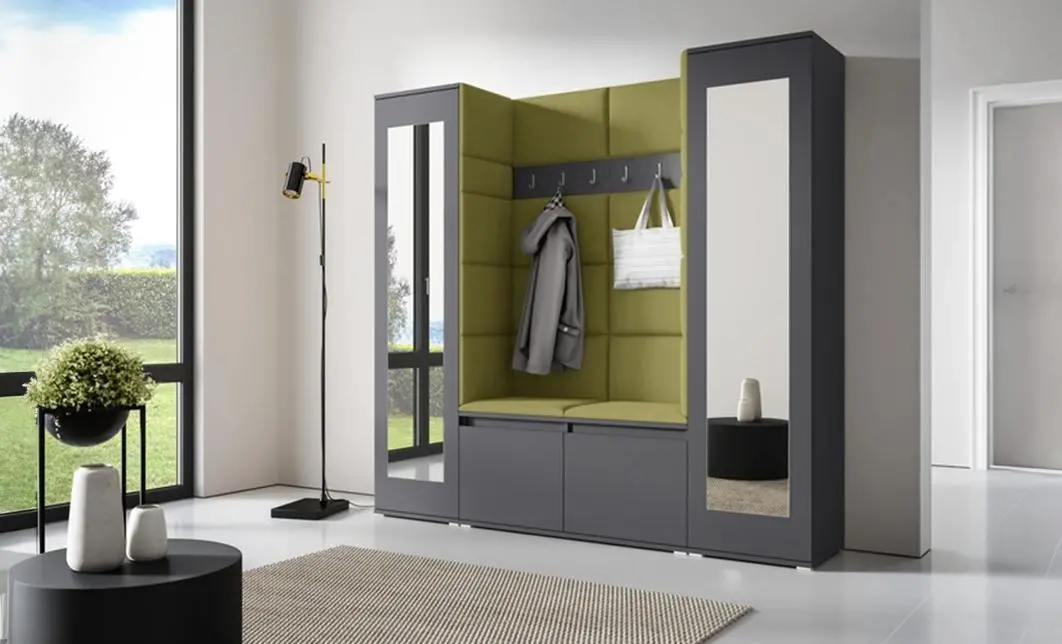 Cuier Hol Max 31, Grafit/ Verde - Trinity 27