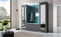 Cuier Hol Max 31, Grafit/ Albastru - Trinity 13 1