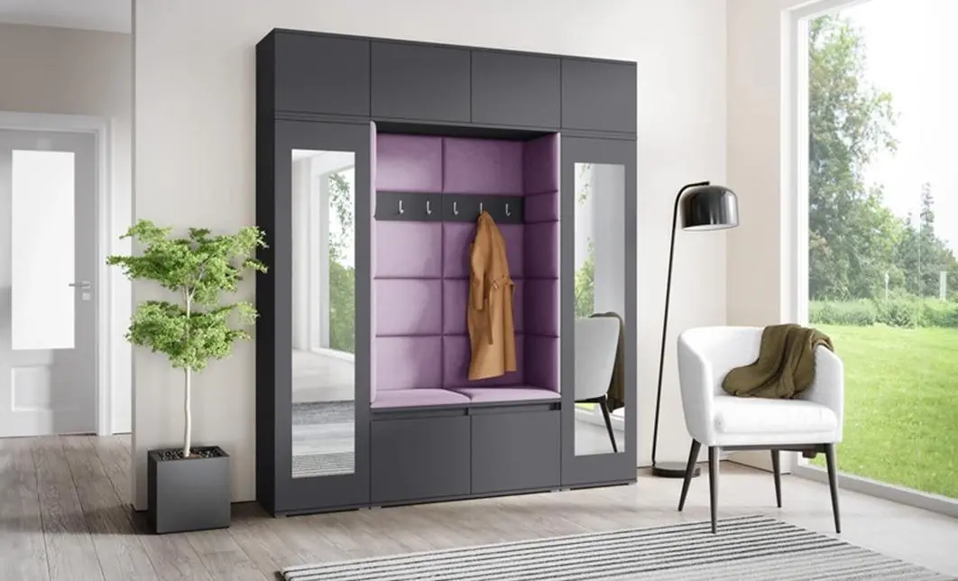 Cuier Hol Max 32, Grafit/Mov - Trinity 11