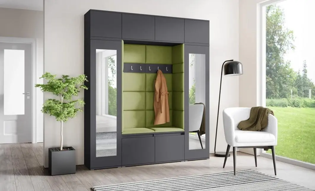 Cuier Hol Max 32, Grafit/Verde - Trinity 12