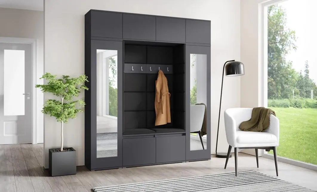 Cuier Hol Max 32, Grafit/Negru - Trinity 16