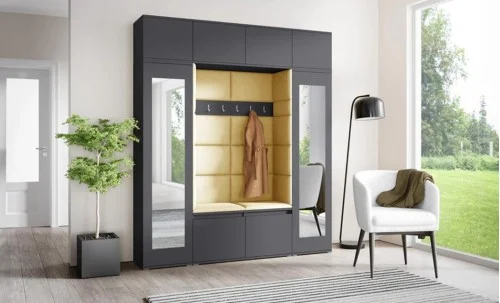 Cuier Hol Max 32, Grafit/Galben - Trinity 18