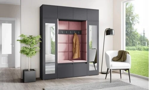 Cuier Hol Max 32, Grafit/Roz - Trinity 19