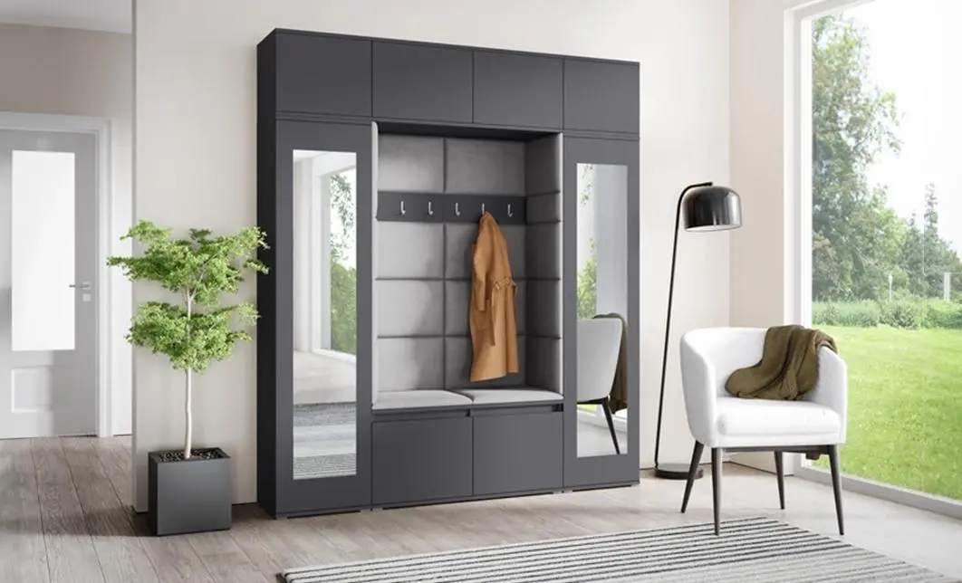 Cuier Hol Max 32, Grafit/Gri - Trinity 33