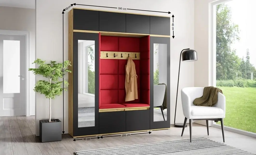 Cuier Hol Max 32, Artisan/Rosu - Trinity 24 1